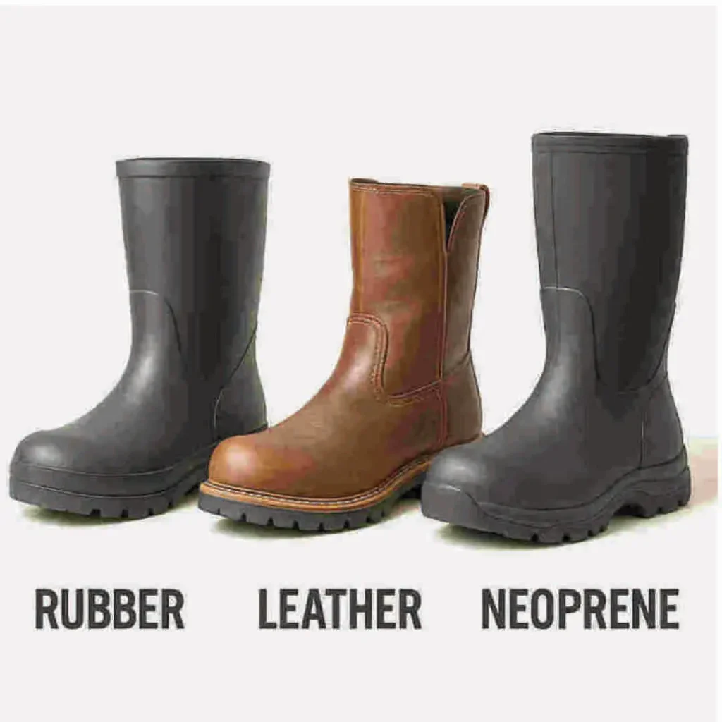botas para la lluvia 3 modelos