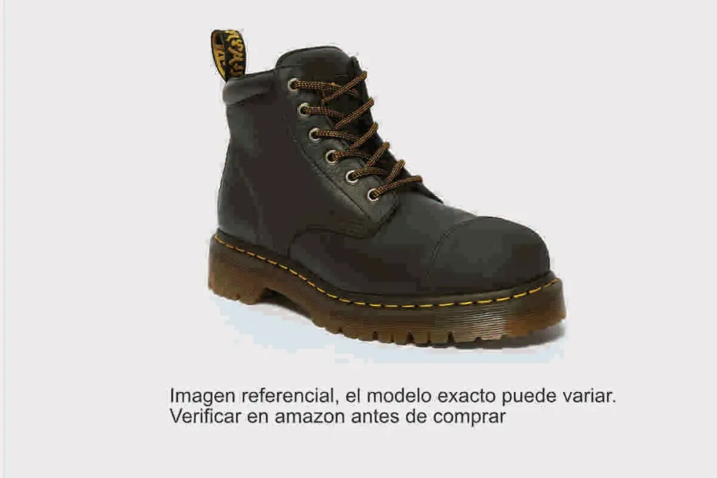 bota de trabajo con punta de acero resistente al calor